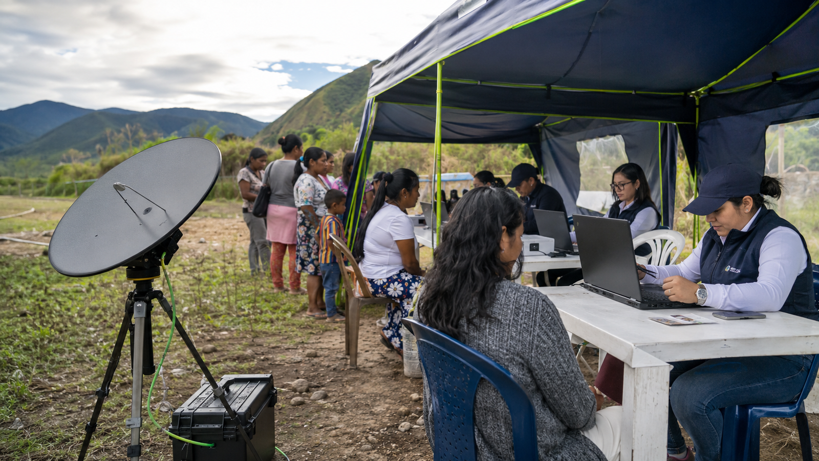 Internet satelital para la Registraduría Nacional